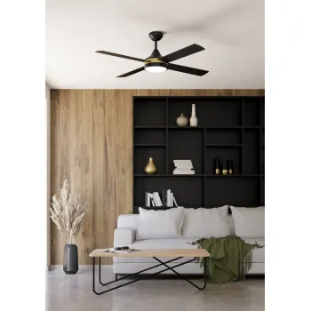 EGLO TRINIDAD fekete LED mennyezeti ventilátoros lámpa (EG-35118) LED 1 izzós IP20 EGLO TRINIDAD fekete LED mennyezeti ventilátoros lámpa (EG-35118) LED 1 izzós IP20