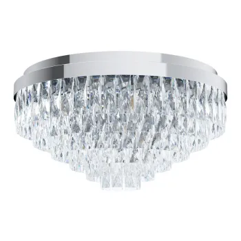 Eglo Valparaiso 1 króm-átlátszó mennyezeti lámpa (EG-39491) E14 11 izzós IP20