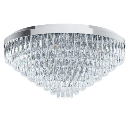 Eglo Valparaiso 1 króm-átlátszó mennyezeti lámpa (EG-39492) E14 16 izzós IP20