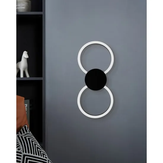 Eglo Venticello 1 fekete LED fali/mennyezeti lámpa (EG-902124) LED 2 izzós IP20