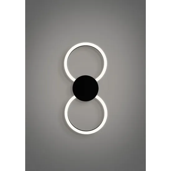 Eglo Venticello 1 fekete LED fali/mennyezeti lámpa (EG-902124) LED 2 izzós IP20