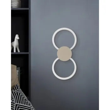 Eglo Venticello 1 homokszínű LED fali/mennyezeti lámpa (EG-902127) LED 2 izzós IP20