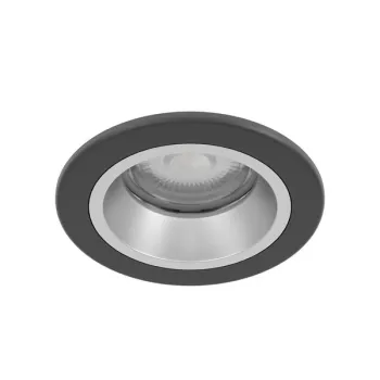 Eglo Yebra-Z fekete-ezüst LED mennyezetbe építhető lámpa (EG-902298) LED 1 izzós IP20