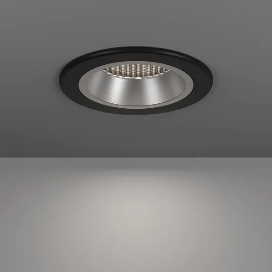 Eglo Yebra-Z fekete-ezüst LED mennyezetbe építhető lámpa (EG-902298) LED 1 izzós IP20