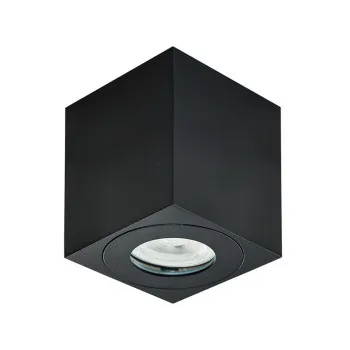 Emithor Alux fekete beépíthető lámpa (EMI-48623) GU10 1 izzós IP44