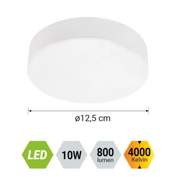 Emithor Canto fehér LED mennyezeti lámpa (EMI-63211) LED 1 izzós IP20