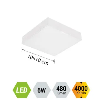 Emithor Canto fehér LED mennyezeti lámpa (EMI-63214) LED 1 izzós IP20