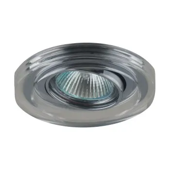 Emithor Elegant króm-átlátszó beépíthető lámpa (EMI-71036) GU10 1 izzós IP20