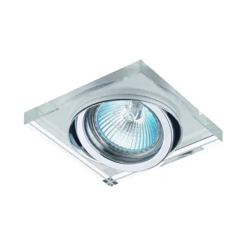 Emithor Elegant króm-átlátszó beépíthető lámpa (EMI-71053) GU10 1 izzós IP20