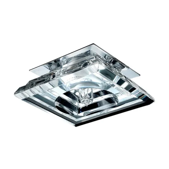 Emithor Elegant króm-átlátszó beépíthető lámpa (EMI-71059) G9 1 izzós IP20