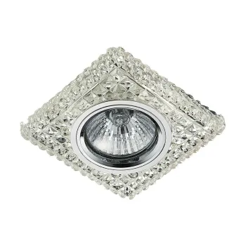 Emithor Elegant króm-átlátszó beépíthető lámpa (EMI-71096) GU10 1 izzós IP20