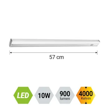 Emithor Naxos fehér-ezüst LED falilámpa (EMI-70011) LED 1 izzós IP20