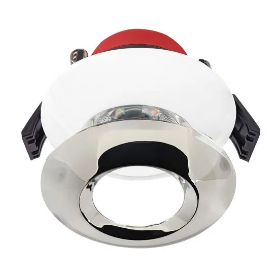 Emithor Nyx króm-átlátszó vízvédett LED beépíthető lámpa (EMI-49057) LED 1 izzós IP65