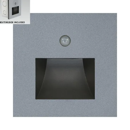 Emithor Step szürke-fehér LED mozgásérzékelős lépcsővilágító lámpa (EMI-70416) LED 1 izzós IP20