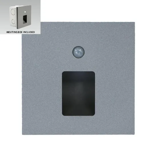 Emithor Step szürke-fehér LED mozgásérzékelős lépcsővilágító lámpa (EMI-70422) LED 1 izzós IP20