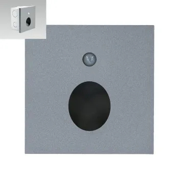 Emithor Step szürke-fehér LED mozgásérzékelős lépcsővilágító lámpa (EMI-70434) LED 1 izzós IP20