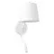 Faro Berni fehér olvasólámpás fali lámpa (FAR-29329) E27 2 izzós IP20