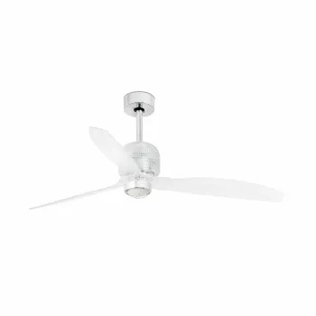 Faro Deco Fan M króm-átlátszó LED mennyezeti csillár ventilátor (FAR-33394D-9) LED 1 izzós IP20 Faro Deco Fan M króm-átlátszó LED mennyezeti csillár ventilátor (FAR-33394D-9) LED 1 izzós IP20