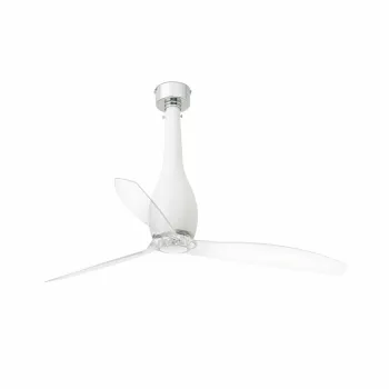 Faro Eterfan M fehér-átlátszó fényforrás nélküli mennyezeti ventilátor (FAR-32001WP)   IP20 Faro Eterfan M fehér-átlátszó fényforrás nélküli mennyezeti ventilátor (FAR-32001WP)   IP20