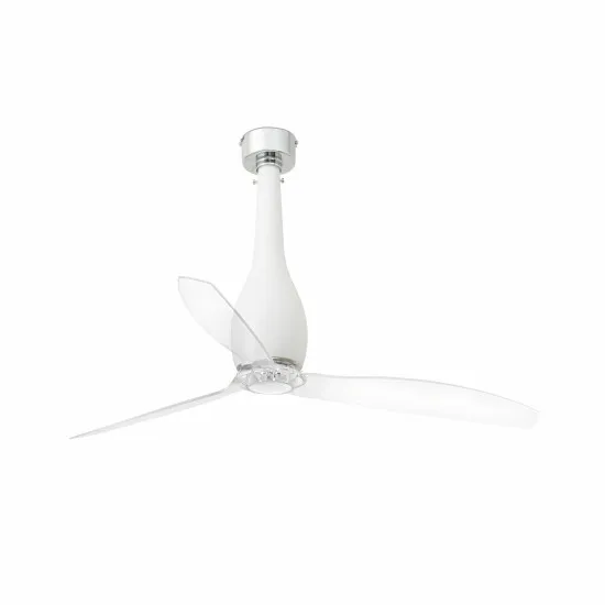 Faro Eterfan M fehér-átlátszó fényforrás nélküli mennyezeti ventilátor (FAR-32001WP)   IP20