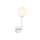 Faro GALA króm-fehér fürdőszobai fali lámpa (FAR-63504) G9 1 izzós IP44