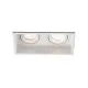 Faro Hyde SQ fehér beépíthető lámpa (FAR-40126) GU10 2 izzós IP20
