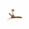 Faro Just Fan XS arany-barna LED mennyezeti csillár ventilátor (FAR-33428WP-10) LED 1 izzós IP20
