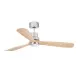 Faro Lantau L nikkel-barna LED mennyezeti csillár ventilátor (FAR-33560DCWP) LED 1 izzós IP20
