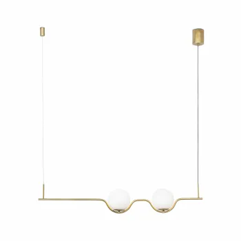 Faro Le vita arany-fehér LED függesztett lámpa (FAR-29691) LED 1 izzós IP20