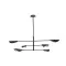 Faro Liggera fekete függesztett lámpa (FAR-20079) G9 6 izzós IP20