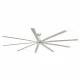 Faro MANHATTAN nikkel LED mennyezeti csillár ventilátor (FAR-33496) LED 1 izzós IP20