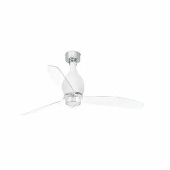 Faro Mini Eterfan M fehér-átlátszó LED mennyezeti csillár ventilátor (FAR-32025-9) LED 1 izzós IP20 Faro Mini Eterfan M fehér-átlátszó LED mennyezeti csillár ventilátor (FAR-32025-9) LED 1 izzós IP20
