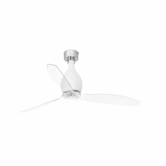 Faro Mini Eterfan M fehér-átlátszó fényforrás nélküli mennyezeti ventilátor (FAR-32025WP)   IP20