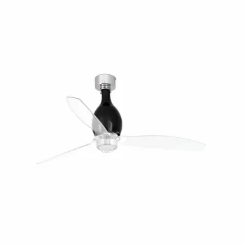 Faro Mini Eterfan M fekete-átlátszó LED mennyezeti csillár ventilátor (FAR-32027-10) LED 1 izzós IP20 Faro Mini Eterfan M fekete-átlátszó LED mennyezeti csillár ventilátor (FAR-32027-10) LED 1 izzós IP20