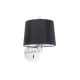 Faro Montreal króm-fekete fali lámpa (FAR-24031-03) E27 1 izzós IP20