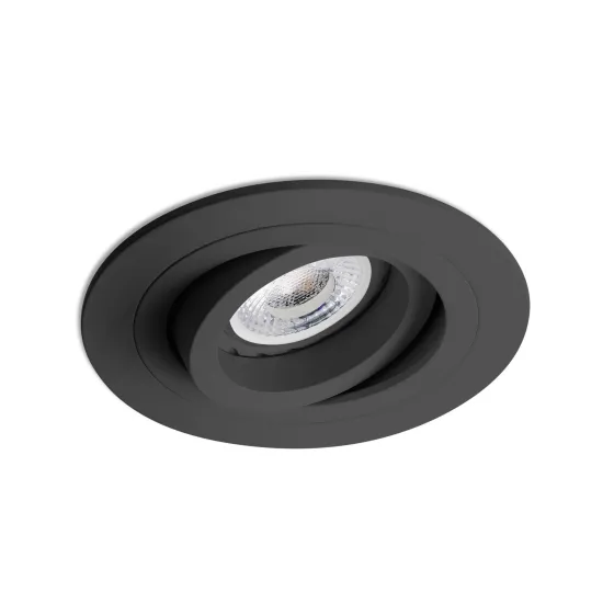 Faro Radon fekete beépíthető lámpa (FAR-43408) GU10 1 izzós IP20 Faro Radon fekete beépíthető lámpa (FAR-43408) GU10 1 izzós IP20