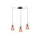 Faro Retro réz-fekete függesztett lámpa (FAR-20046-3L) E14 3 izzós IP20