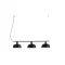 Faro Tatawin lineal fekete függesztett lámpa (FAR-20338-120) E27 3 izzós IP20