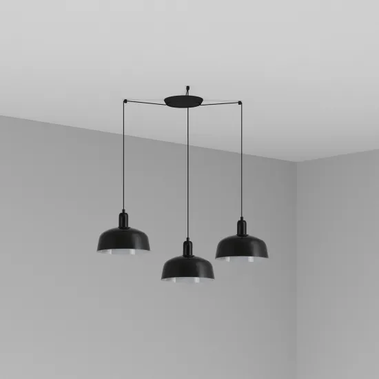 Faro Tatawin M fekete függesztett lámpa (FAR-20340-120-3L) E27 3 izzós IP20 Faro Tatawin M fekete függesztett lámpa (FAR-20340-120-3L) E27 3 izzós IP20