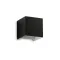 Ideal Lux Atom fekete LED kültéri fali lámpa (IDE-313450) LED 1 izzós IP54