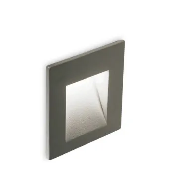 Ideal Lux Bit szürke-fehér falba/talajba építhető LED kültéri lámpa (IDE-269009) LED 1 izzós IP65