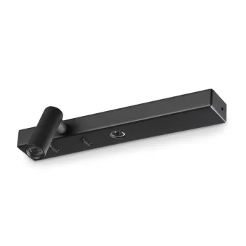 Ideal Lux Bonne fekete LED fali lámpa (IDE-336787) LED 2 izzós IP20