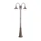Ideal Lux Cima kávé-átlátszó kültéri állólámpa (IDE-246840) E27  2 izzós IP43