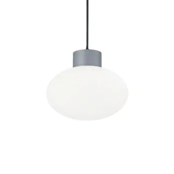Ideal Lux Clio szürke-fehér kültéri függesztett lámpa (IDE-144238) E27 1 izzós IP44 Ideal Lux Clio szürke-fehér kültéri függesztett lámpa (IDE-144238) E27 1 izzós IP44