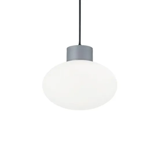 Ideal Lux Clio szürke-fehér kültéri függesztett lámpa (IDE-144238) E27 1 izzós IP44