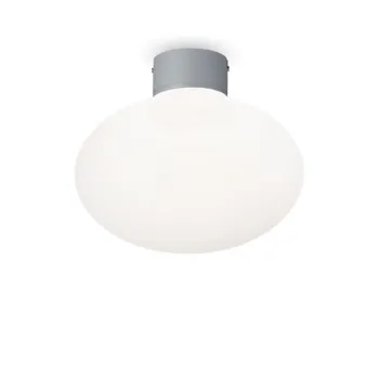 Ideal Lux Clio szürke-fehér kültéri mennyezeti lámpa (IDE-148854) E27 1 izzós IP44 Ideal Lux Clio szürke-fehér kültéri mennyezeti lámpa (IDE-148854) E27 1 izzós IP44