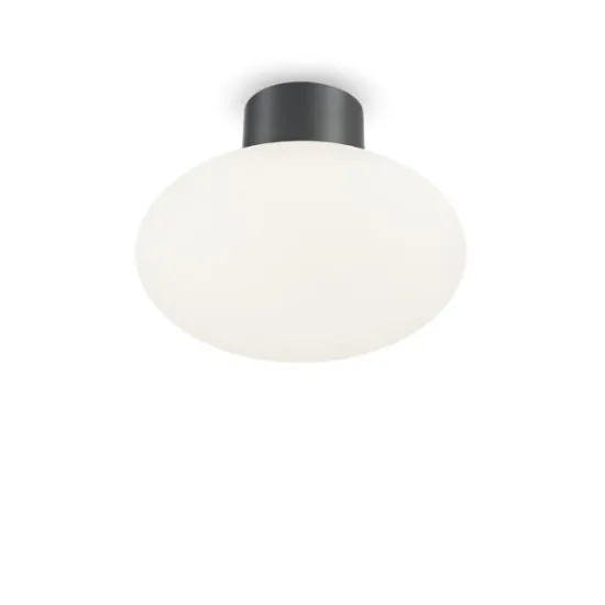 Ideal Lux Clio antracit-fehér kültéri mennyezeti lámpa (IDE-148861) E27 1 izzós IP44