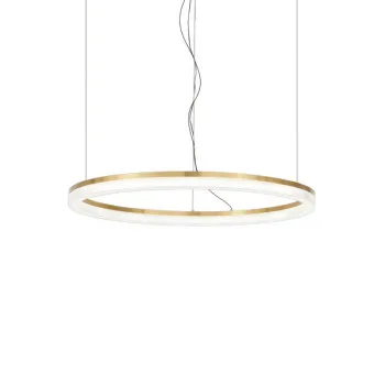 Ideal Lux Crown sárgaréz LED függesztett lámpa (IDE-314938) LED 1 izzós IP20