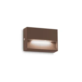 Ideal Lux Dedra barna LED kültéri fali lámpa (IDE-316895) LED 1 izzós IP65