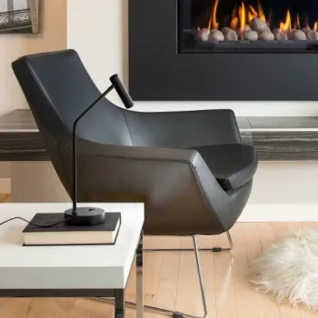 Ideal Lux Easy fekete LED asztali lámpa (IDE-295534) LED 1 izzós IP20